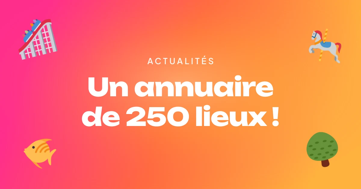 Un annuaire de 250 lieux !